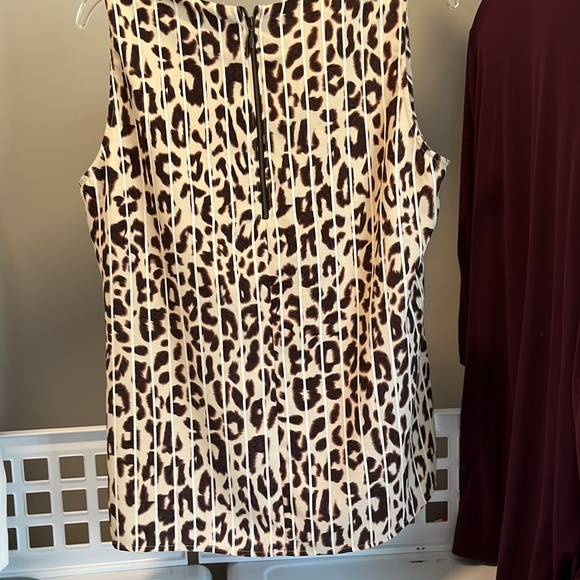 Cabi Ginger Top Tunic M leopard - Picture 12 of 13